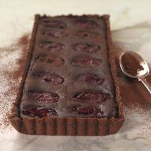 Chocolate Plum Tart